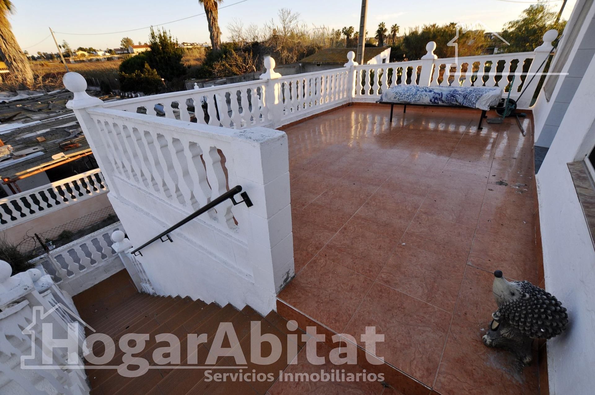 Terraza de Casa o chalet en venta en Sagunto / Sagunt con Calefacción, Jardín privado y Terraza