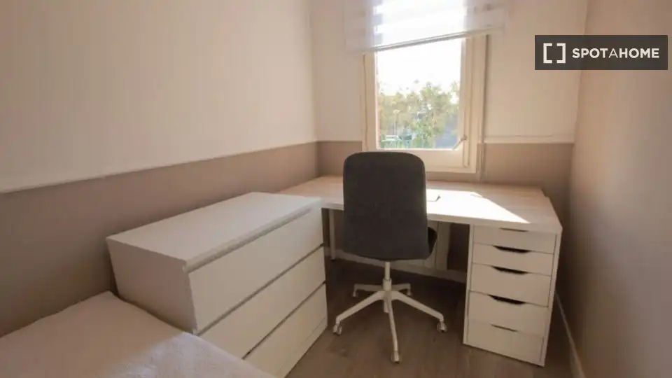 Habitación de Piso de alquiler en Barcelona con Aire acondicionado, Calefacción y Amueblado