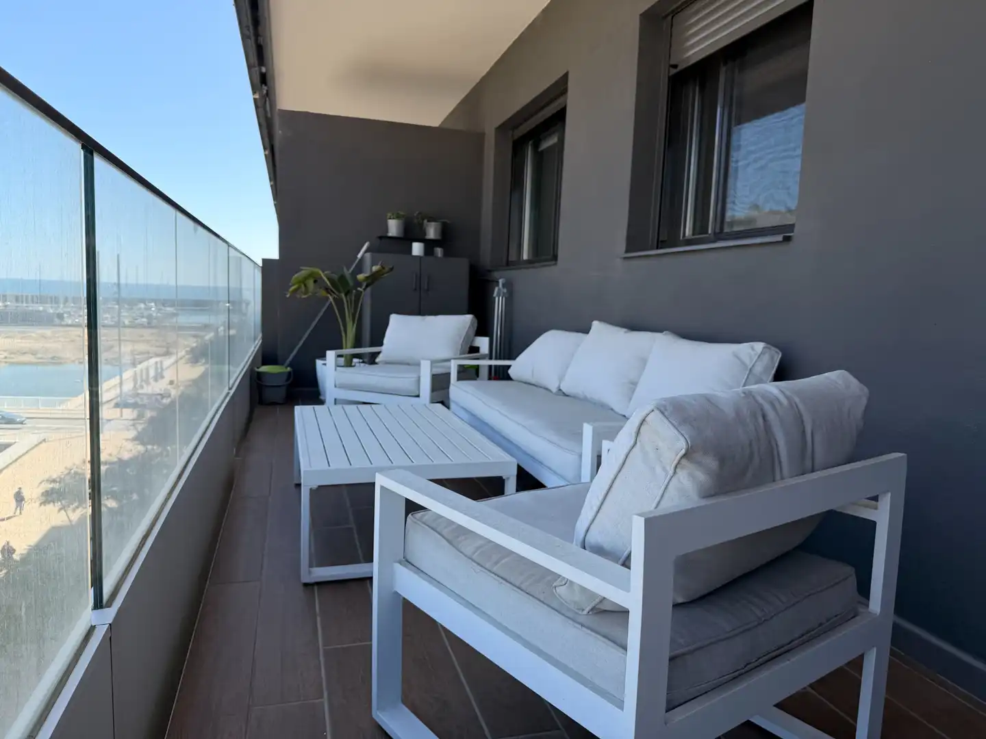 Terraza de Piso en venta en Badalona con Balcón y Piscina comunitaria