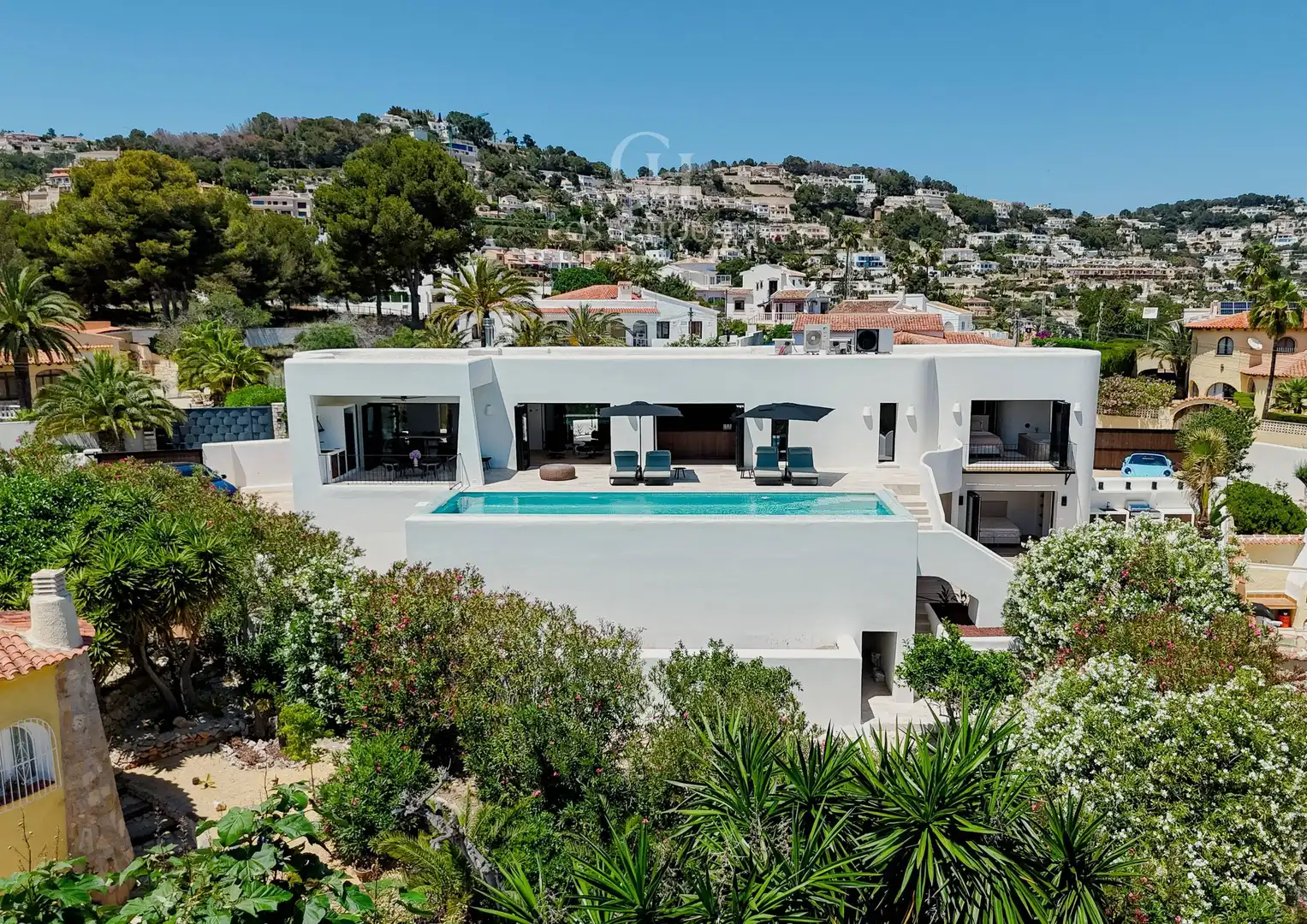 Vista exterior de Casa o chalet en venta en Benissa con Aire acondicionado, Calefacción y Jardín privado