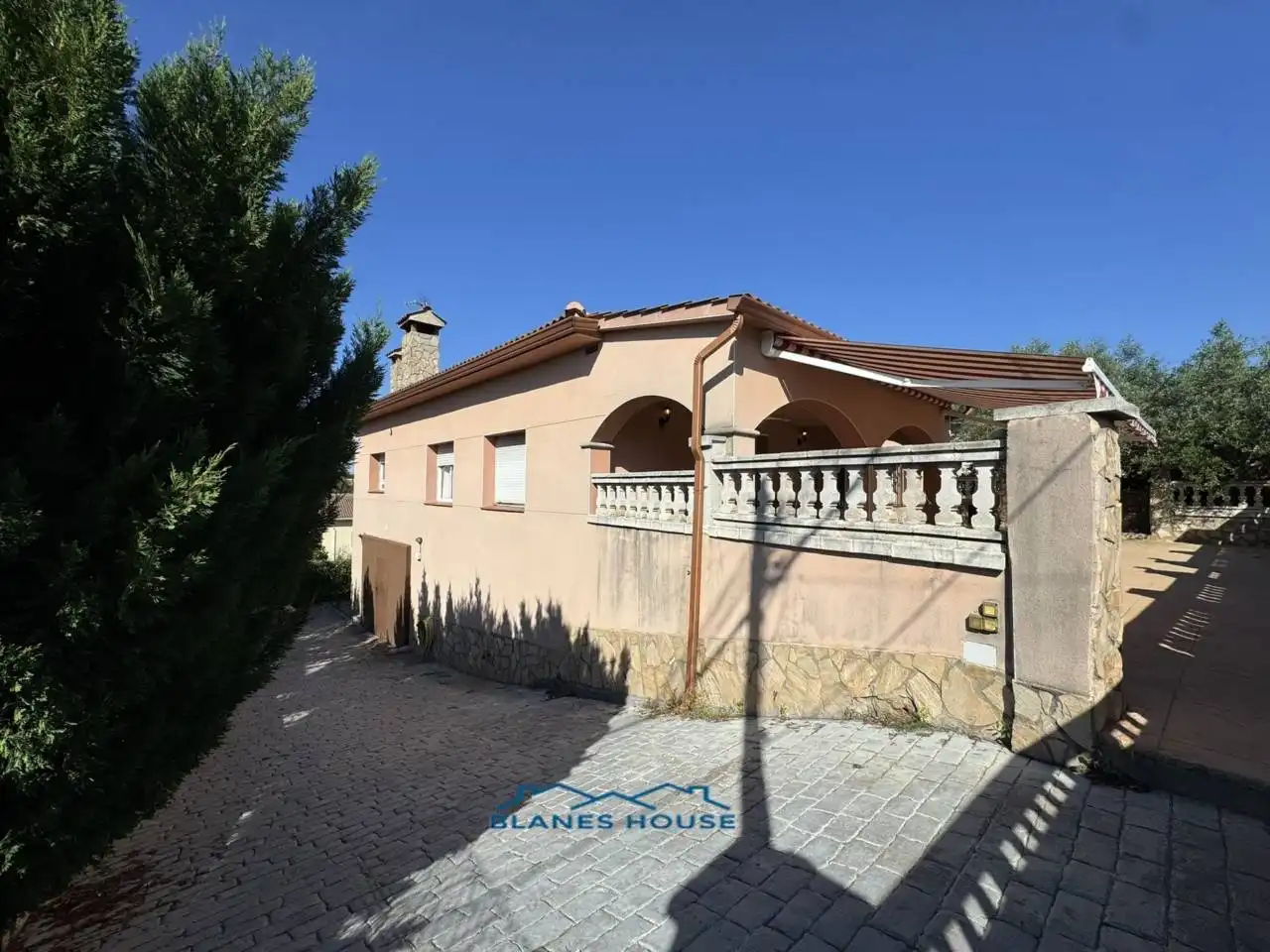 Vista exterior de Casa o xalet en venda en Fogars de la Selva amb Calefacció, Jardí privat i Terrassa