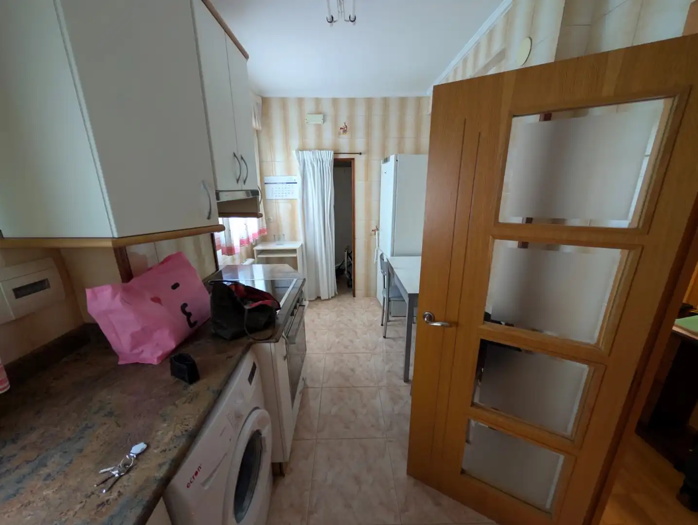 Kitchen of Flat for sale in Santurtzi   with Heating, Furnished and Oven
