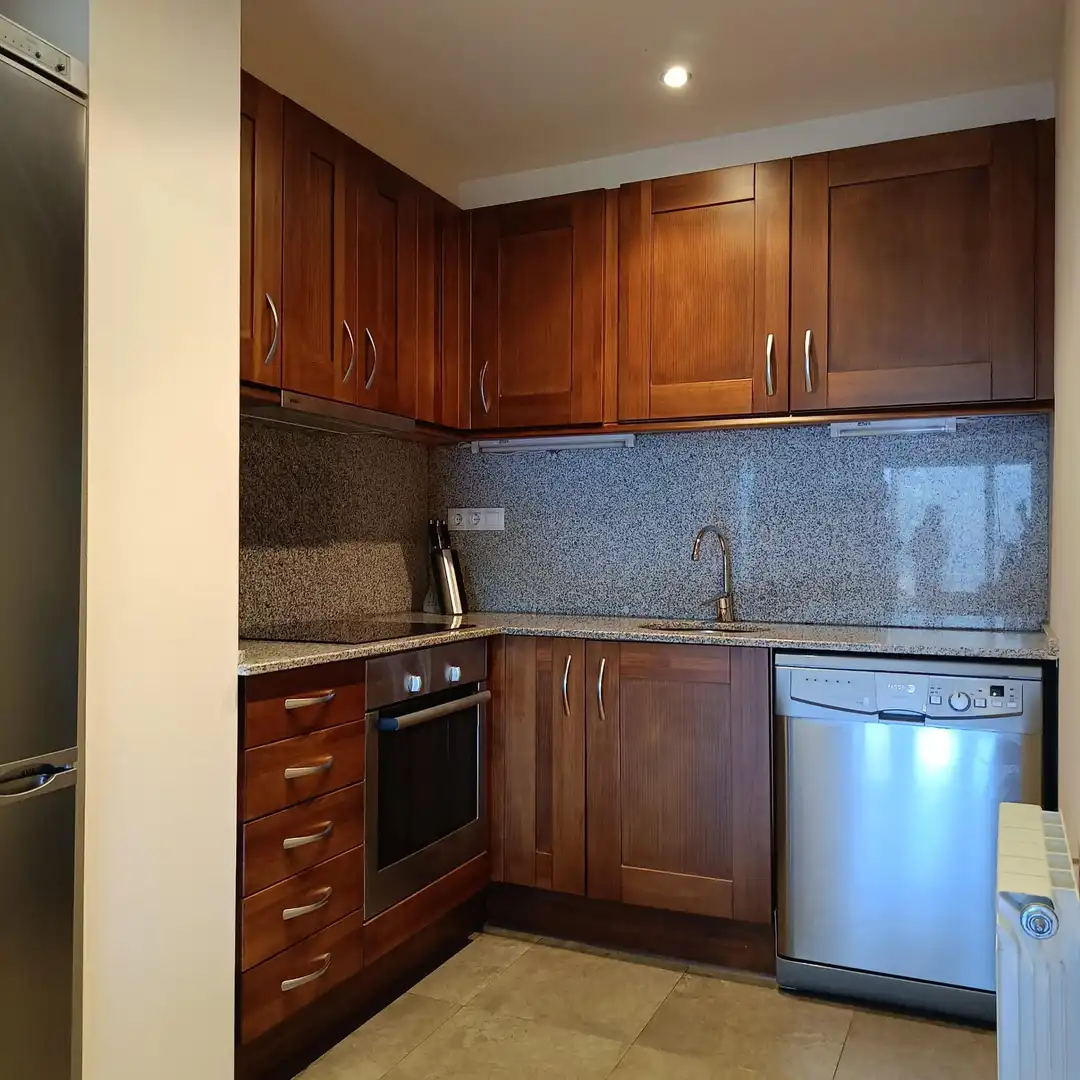 Cocina de Apartamento en venta en Vielha e Mijaran con Calefacción, Terraza y Balcón