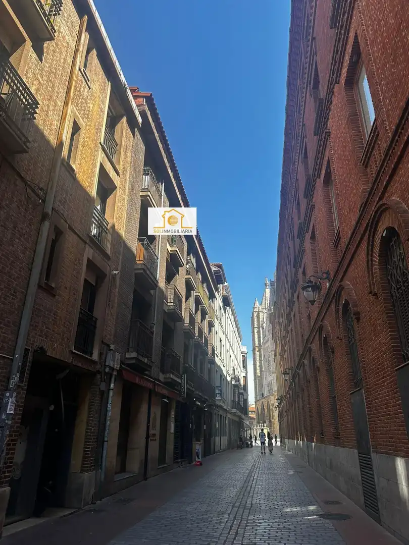 Vista exterior de Pis en venda en León Capital  amb Calefacció, Parquet i TV