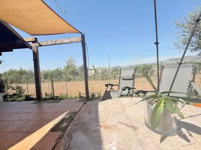 Terrasse von Country house zum Verkauf in Castellón de la Plana / Castelló de la Plana mit Klimaanlage, Privatgarten und Terrasse