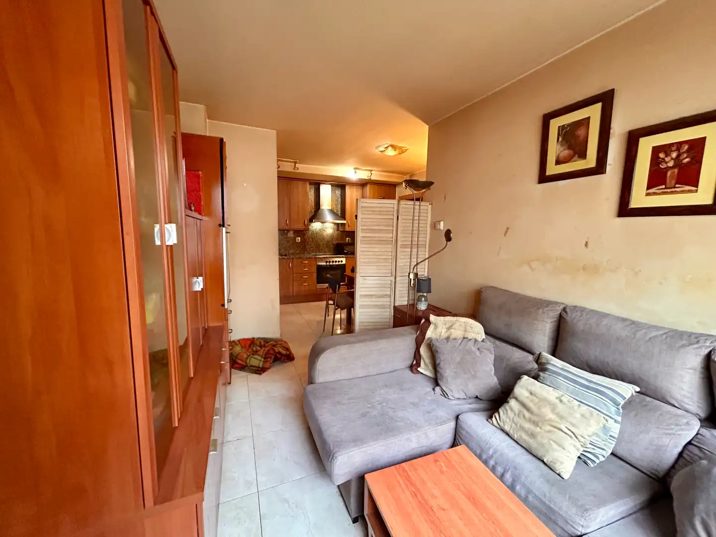 Sala de estar de Piso en venta en Girona con Calefacción