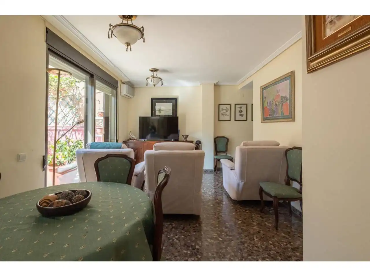 Sala d'estar de Àtic en venda en Valencia amb Aire condicionat, Calefacció i Terrassa
