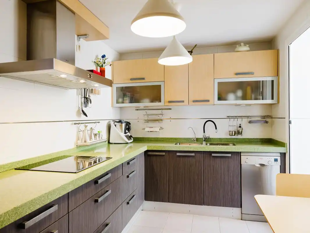 Cocina de Ático en venta en Torremolinos con Aire acondicionado, Calefacción y Jardín privado