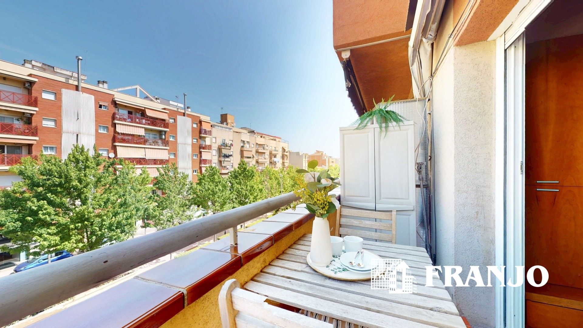 Balcony of Flat for sale in Barberà del Vallès  with Air Conditioner and Heating