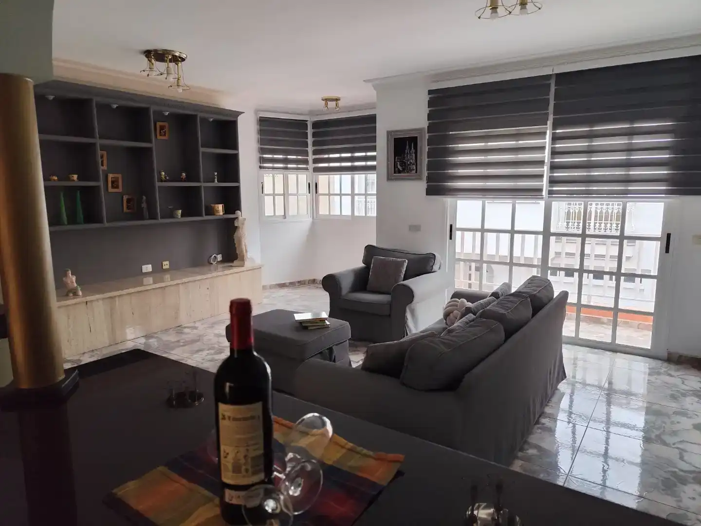 Wohnzimmer von Wohnung zur Miete in Los Silos mit Möbliert