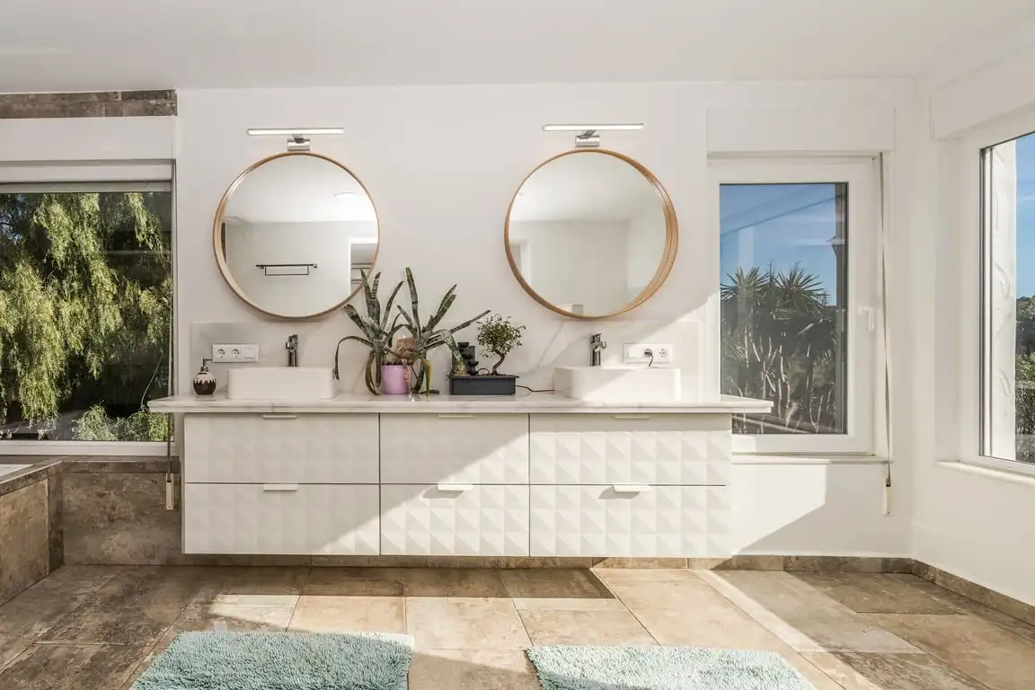 Baño de Casa o chalet en venta en Jávea / Xàbia con Aire acondicionado, Jardín privado y Terraza