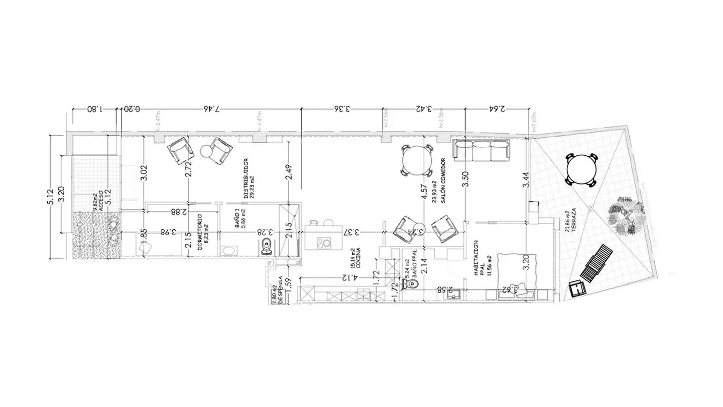 Ground floor for sale in Valencia  with Air Conditioner, Heating and Terrace