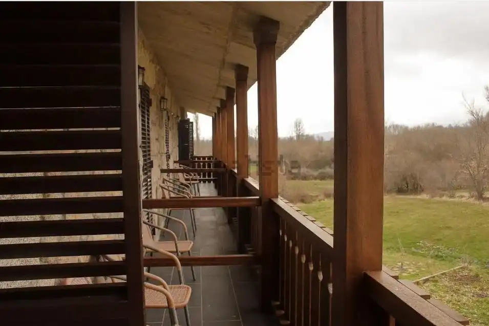 Terraza de Finca rústica en venta en Cobreros con Aire acondicionado, Calefacción y Jardín privado