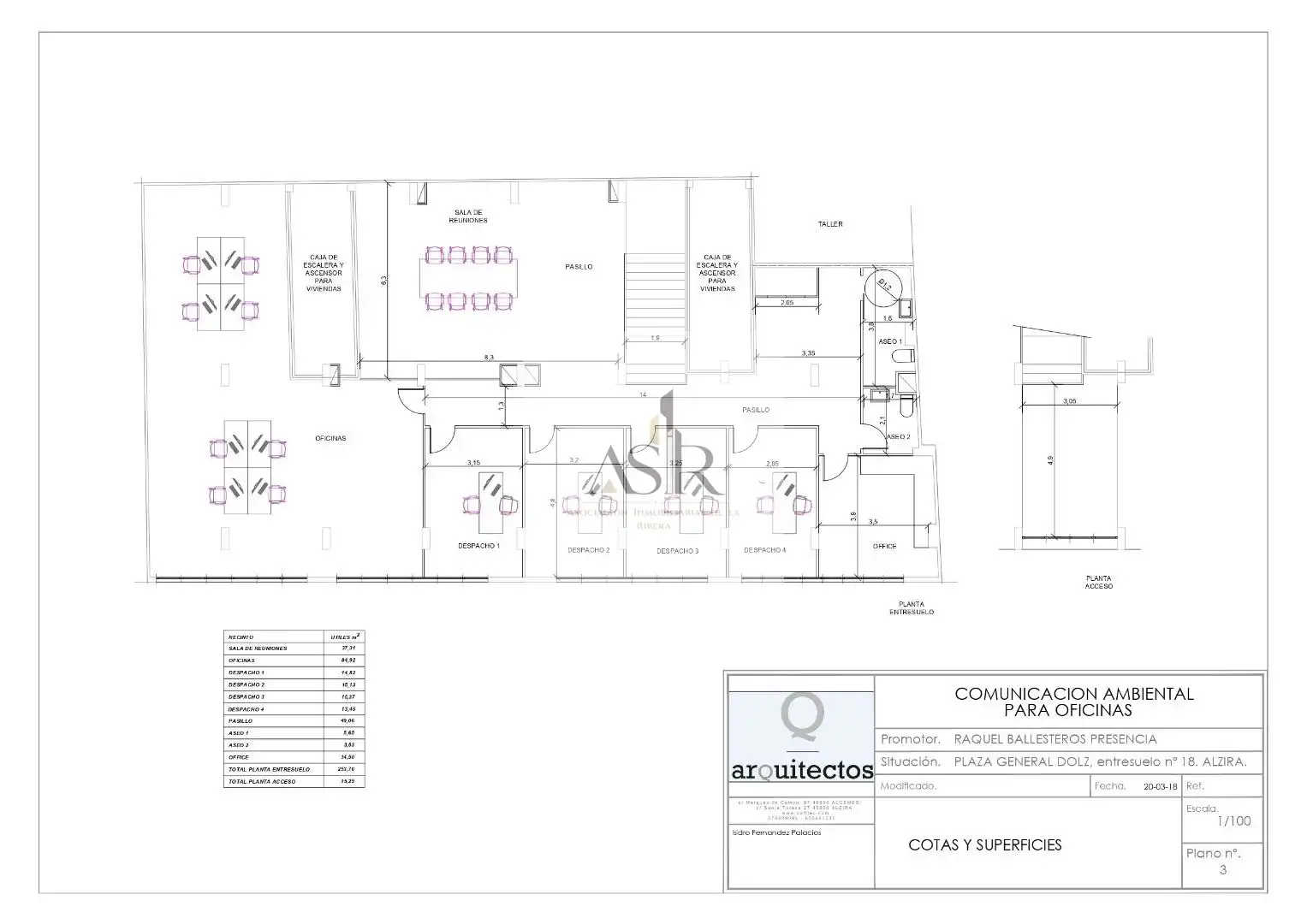 Office for rent in Alzira