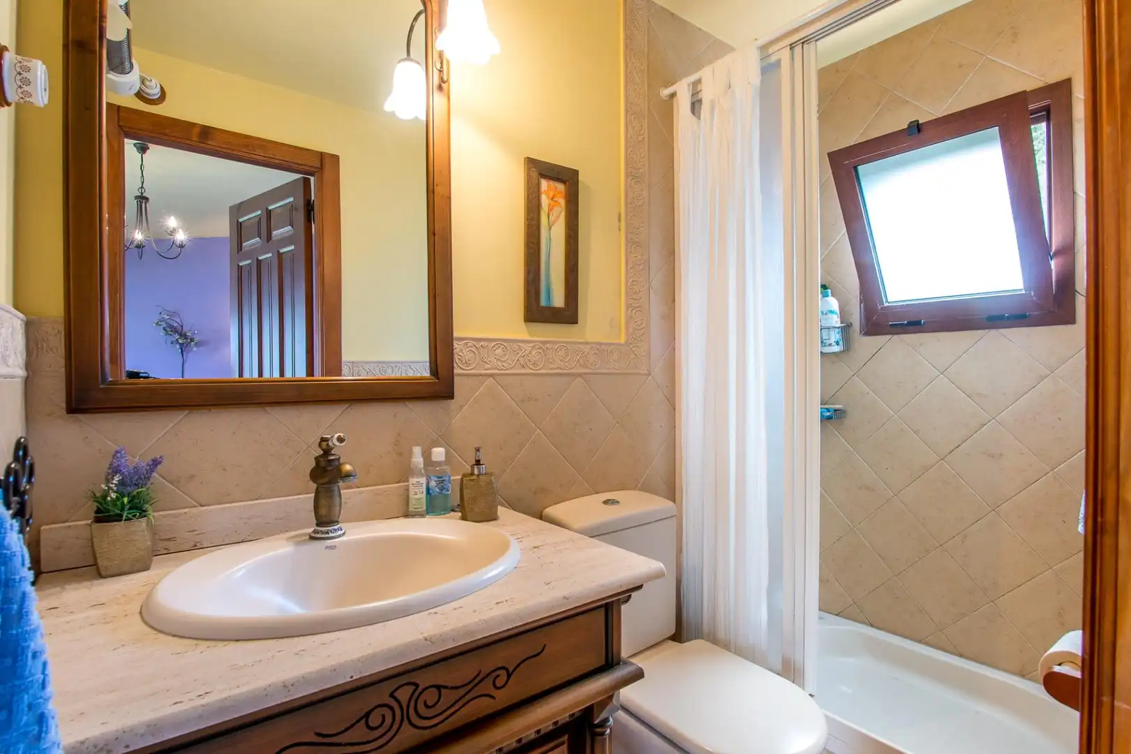 Badezimmer von Haus oder Chalet zum Verkauf in Molina de Segura mit Klimaanlage, Heizung und Privatgarten