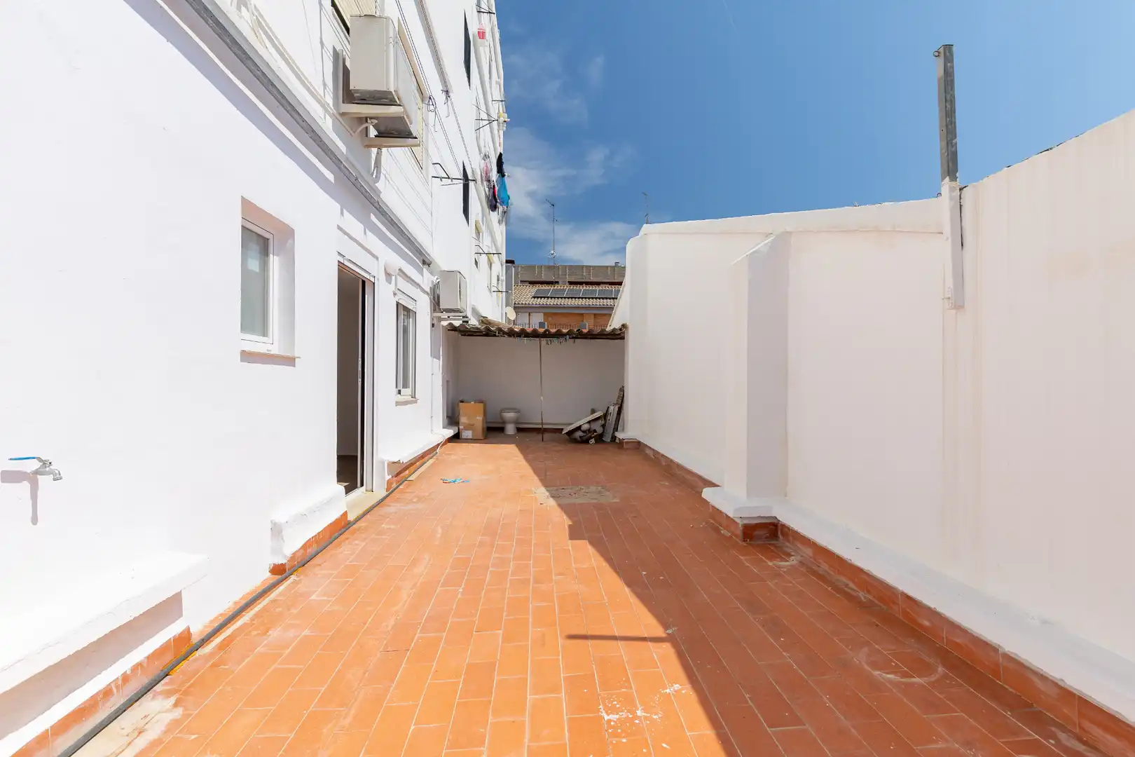 Terraza de Piso de alquiler en Meliana con Aire acondicionado, Terraza y Horno