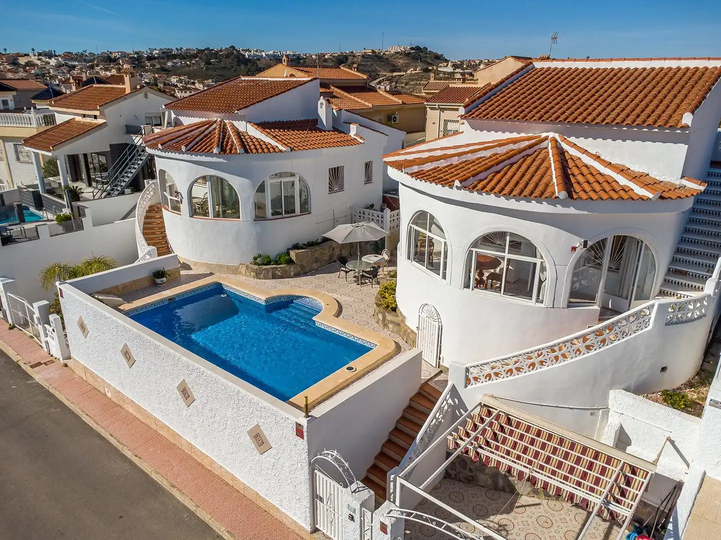 Exterior view of Houses for sale in Rojales  with Air Conditioner, Heating and Private garden