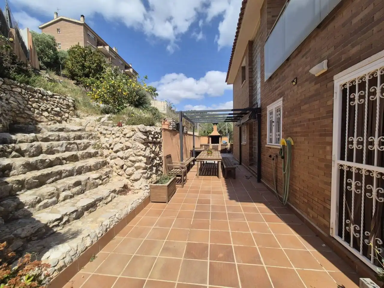 Terrassa de Casa o xalet en venda en Cubelles amb Terrassa i Piscina