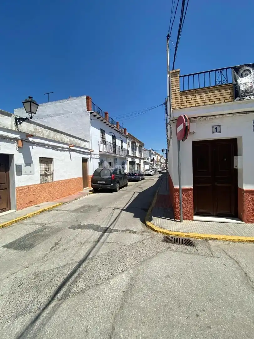 Vista exterior de Casa adosada en venta en Sanlúcar la Mayor