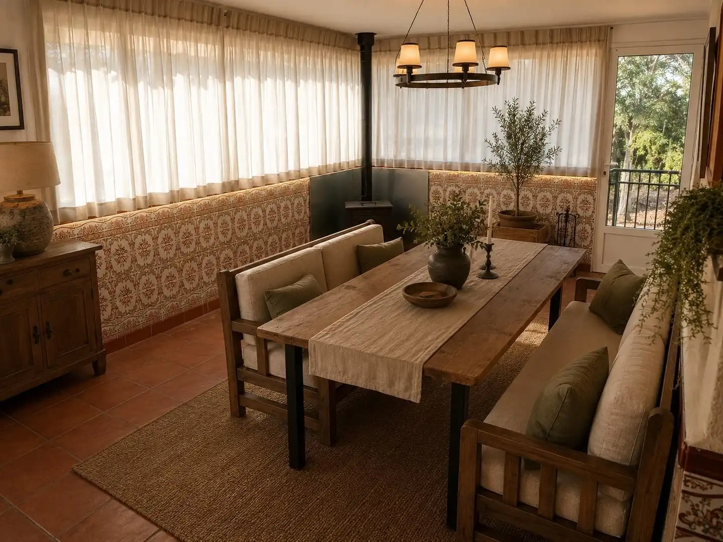Comedor de Casa o chalet en venta en Piedrabuena con Calefacción, Jardín privado y Terraza