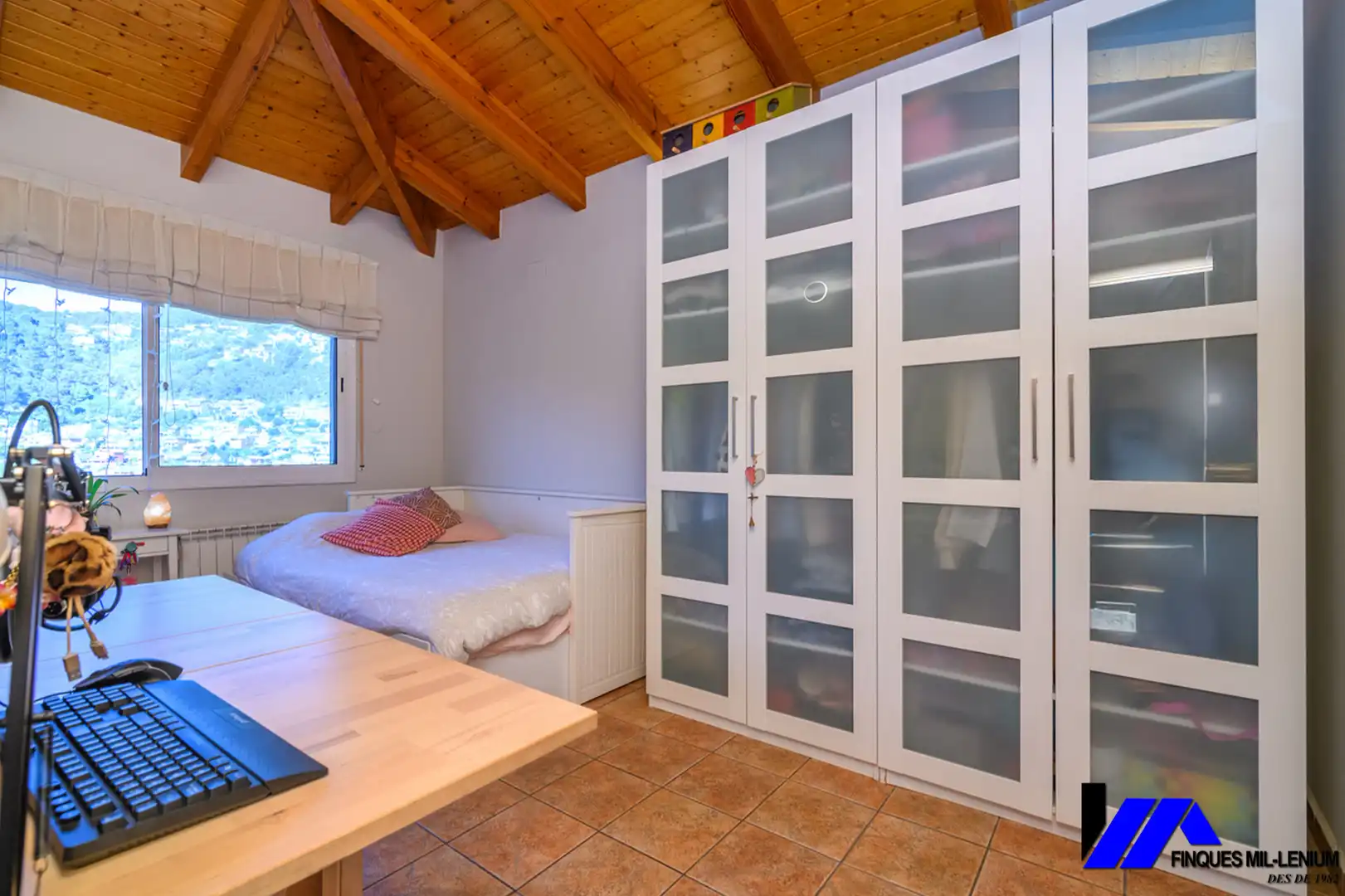 Habitación de Casa o chalet en venta en Vallirana con Aire acondicionado, Calefacción y Jardín privado