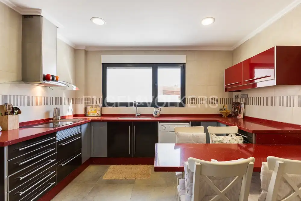 Kitchen of Houses for sale in Cullera  with Air Conditioner, Heating and Terrace