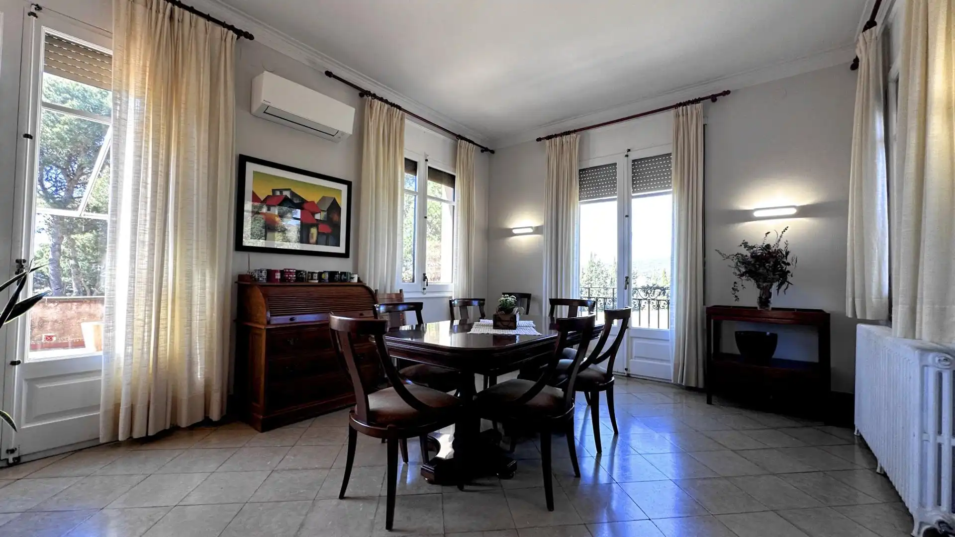 Comedor de Casa o chalet en venta en Terrassa con Aire acondicionado, Calefacción y Jardín privado