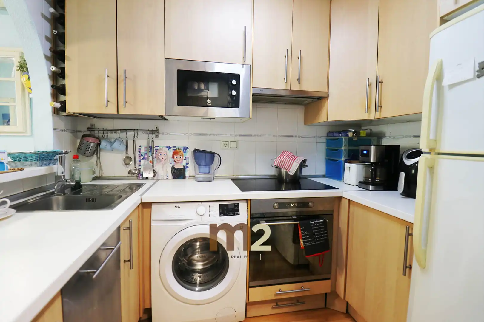 Cocina de Apartamento en venta en Guardamar del Segura con Aire acondicionado, Terraza y Amueblado