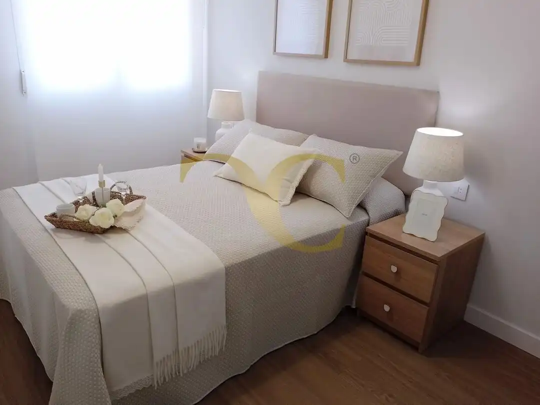 Bedroom of Flat for sale in Gijón   with Heating and Furnished