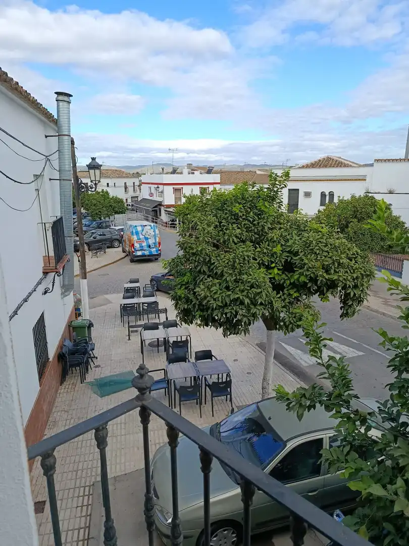 Außenansicht von Wohnung zum Verkauf in La Puebla de los Infantes mit Klimaanlage, Terrasse und Abstellraum