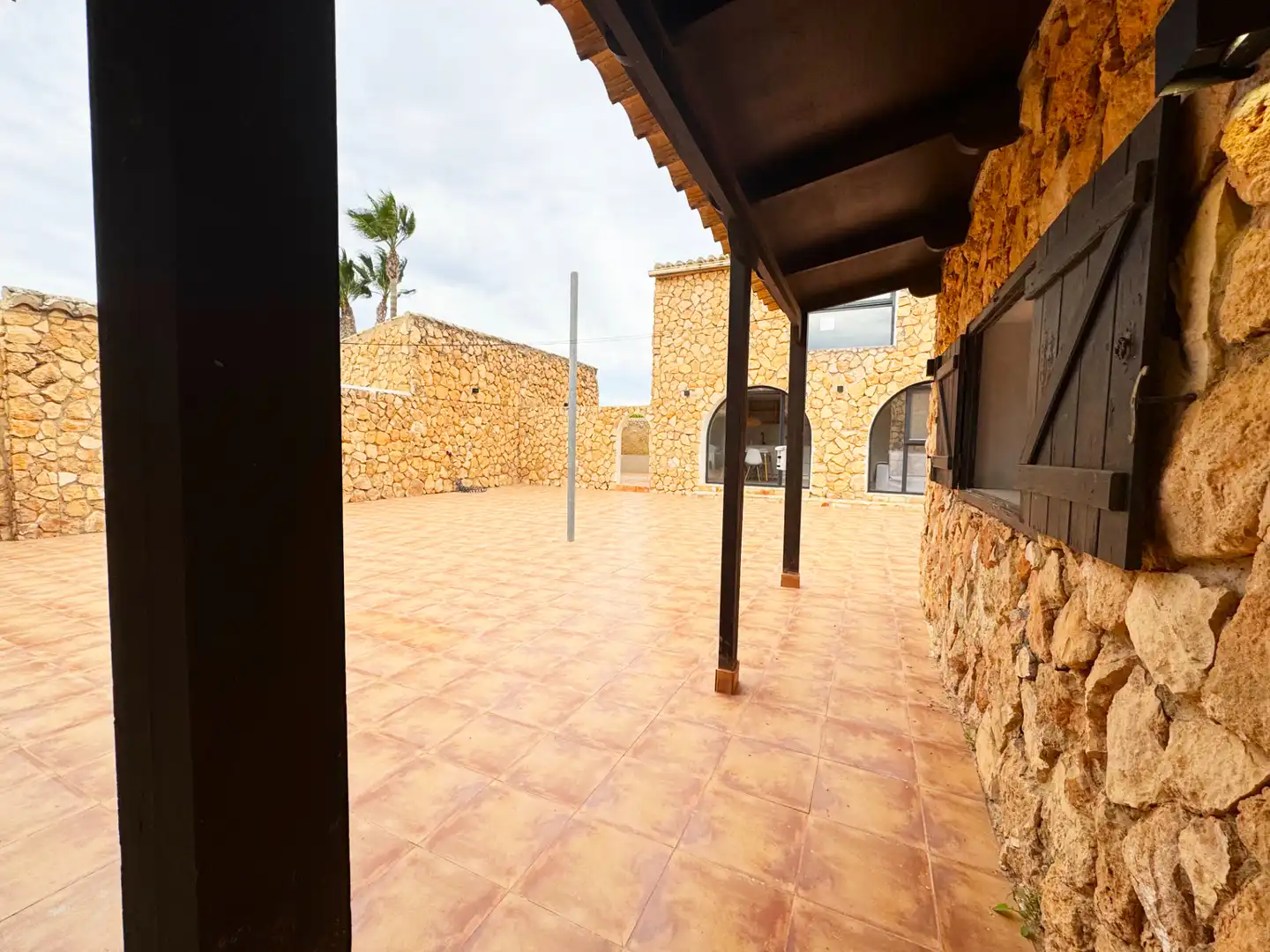 Terraza de Finca rústica en venta en San Javier con Aire acondicionado, Calefacción y Jardín privado