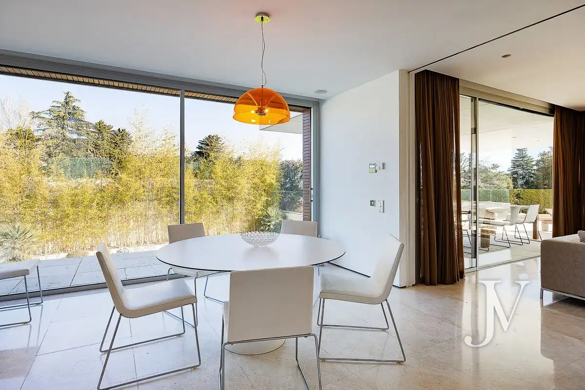 Dining room of Houses for sale in Madrid  with Air Conditioner, Heating and Private garden