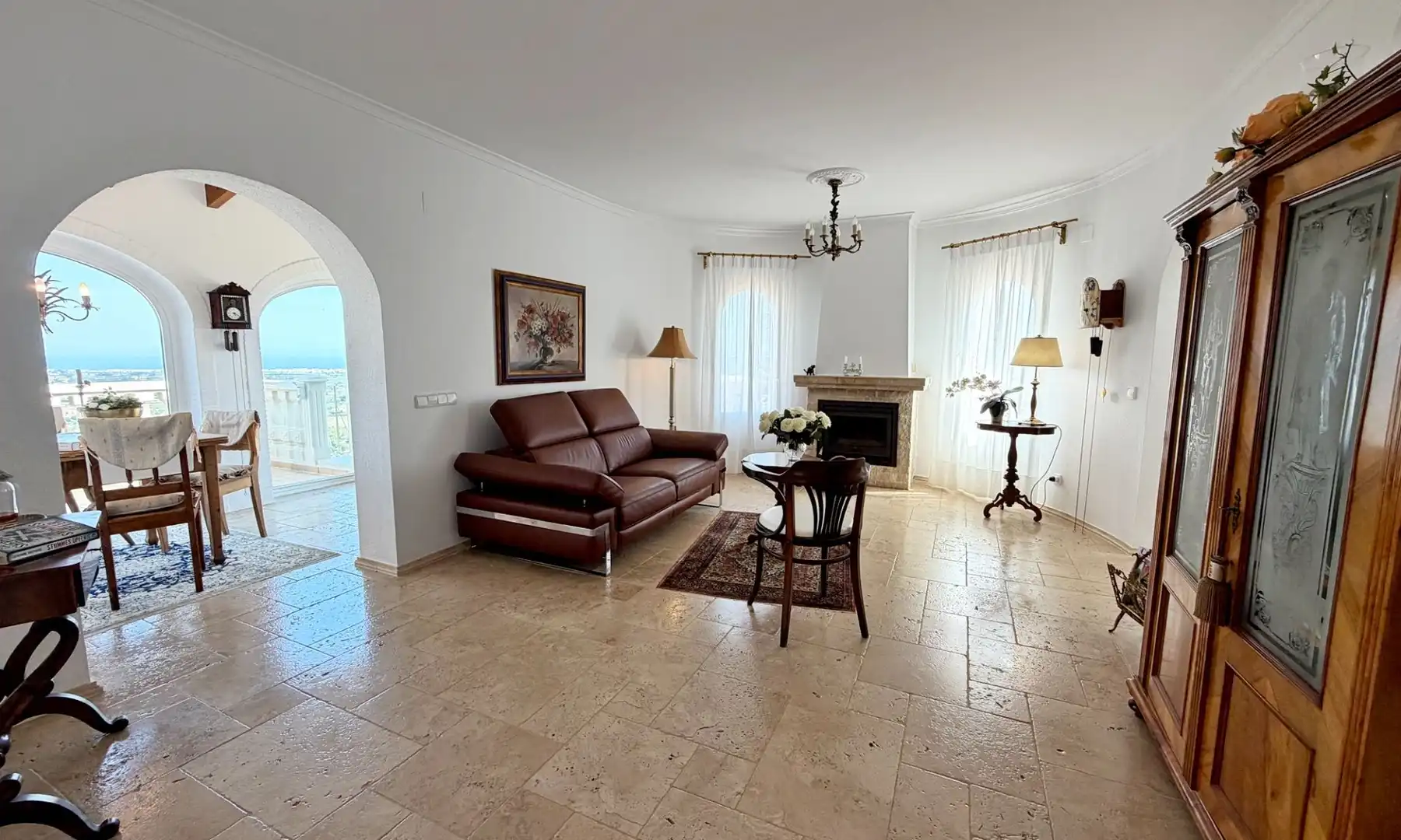 Living room of Houses for sale in Dénia  with Heating, Private garden and Storage room