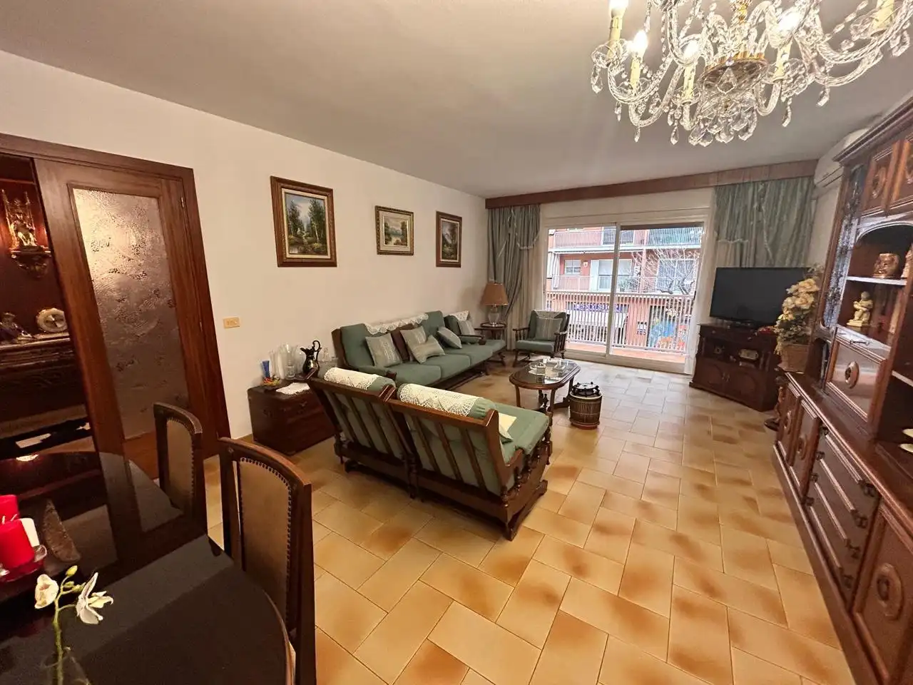Living room of Flat for sale in Mataró  with Air Conditioner and Terrace