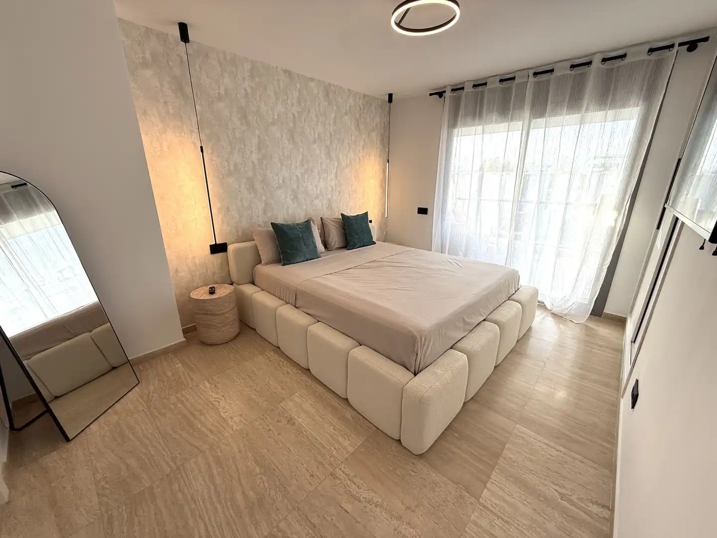 Habitación de Apartamento de alquiler en Eivissa con Aire acondicionado, Calefacción y Jardín privado