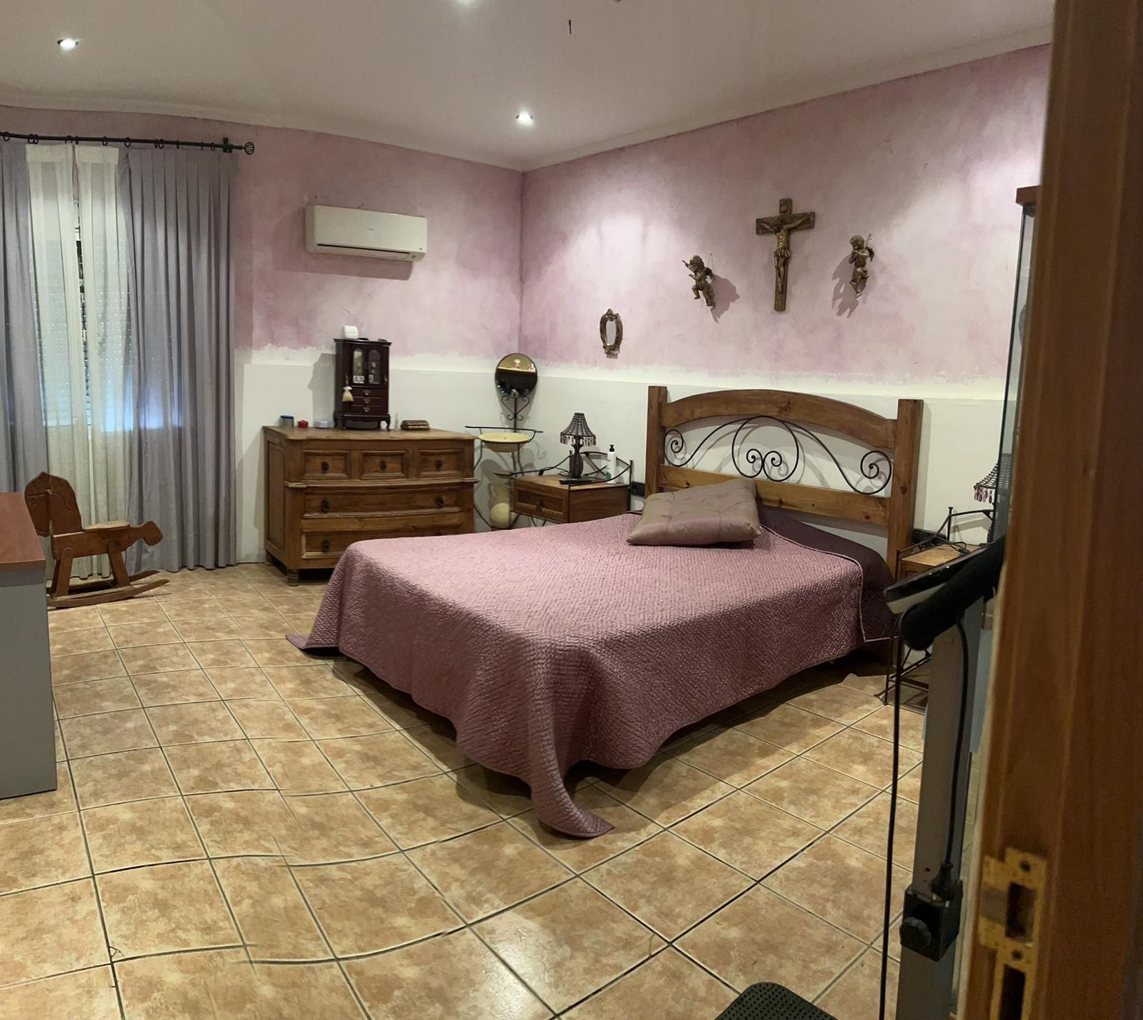 Dormitori de Casa adosada en venda en Elche / Elx amb Terrassa i Moblat