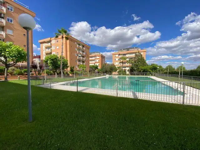 Swimming pool of Apartments for rent in Badajoz Capital  with Air Conditioner, Heating and Terrace