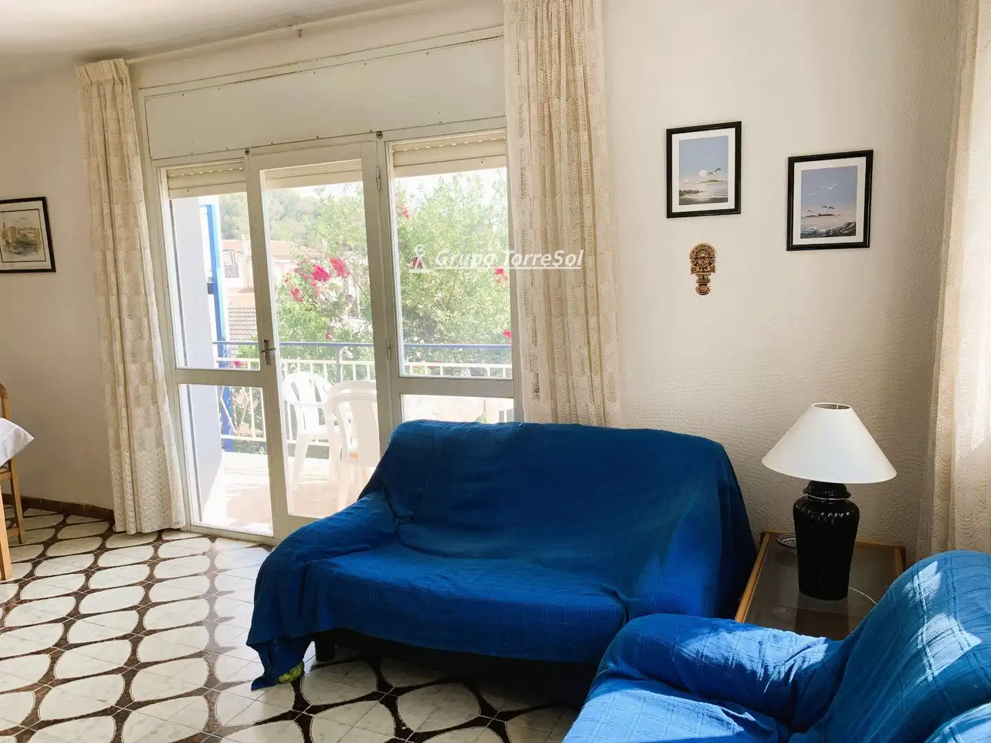 Living room of Flat for sale in Calafell  with Terrace and Storage room