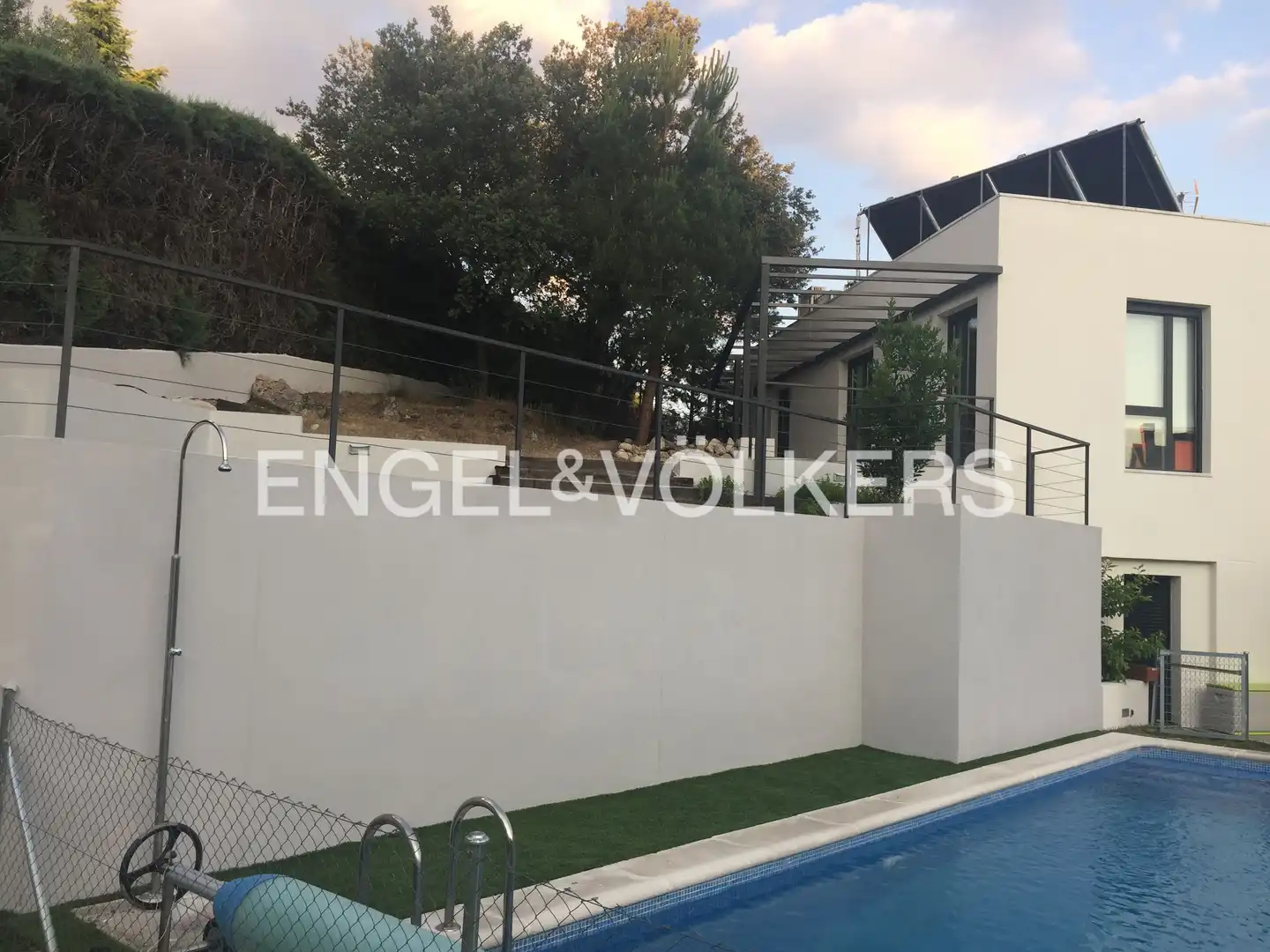 Terraza de Casa o chalet de alquiler en Torrelodones con Aire acondicionado, Calefacción y Jardín privado