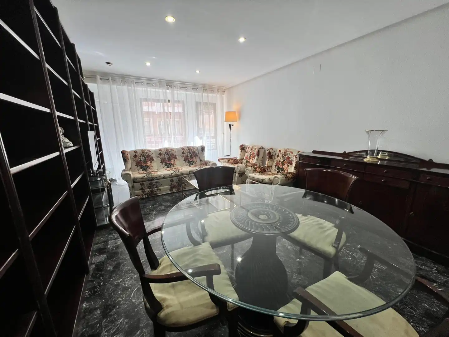 Sala de estar de Piso de alquiler en Elche / Elx con Aire acondicionado y Amueblado