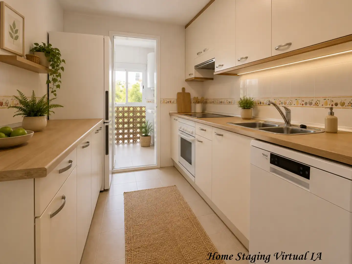 Cuina de Apartament en venda en Mijas amb Aire condicionat, Terrassa i Forn