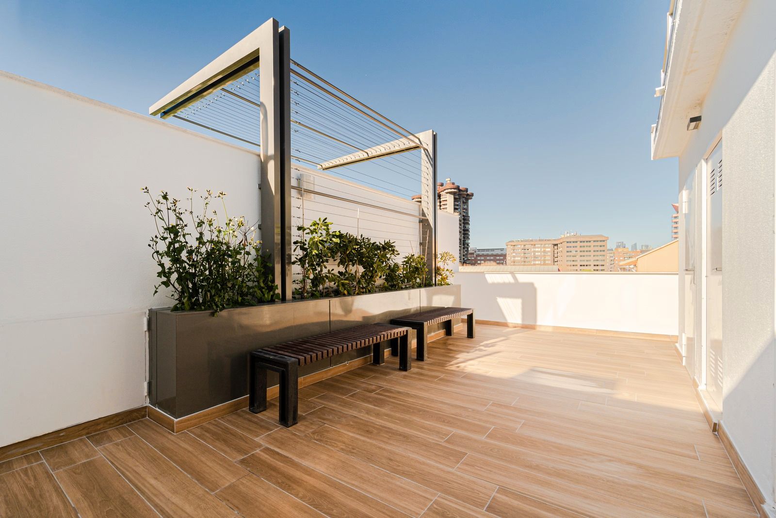 Terrace of Study to rent in  Madrid Capital  with Parquet flooring and Terrace