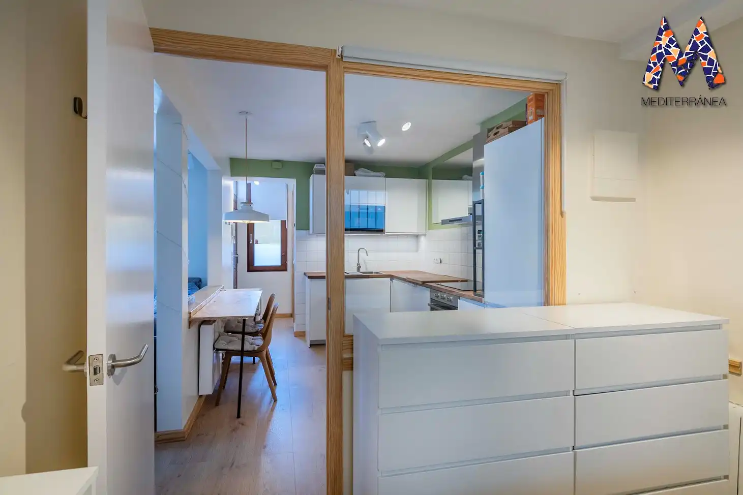 Cocina de Apartamento en venta en Castelldefels con Aire acondicionado, Calefacción y Terraza