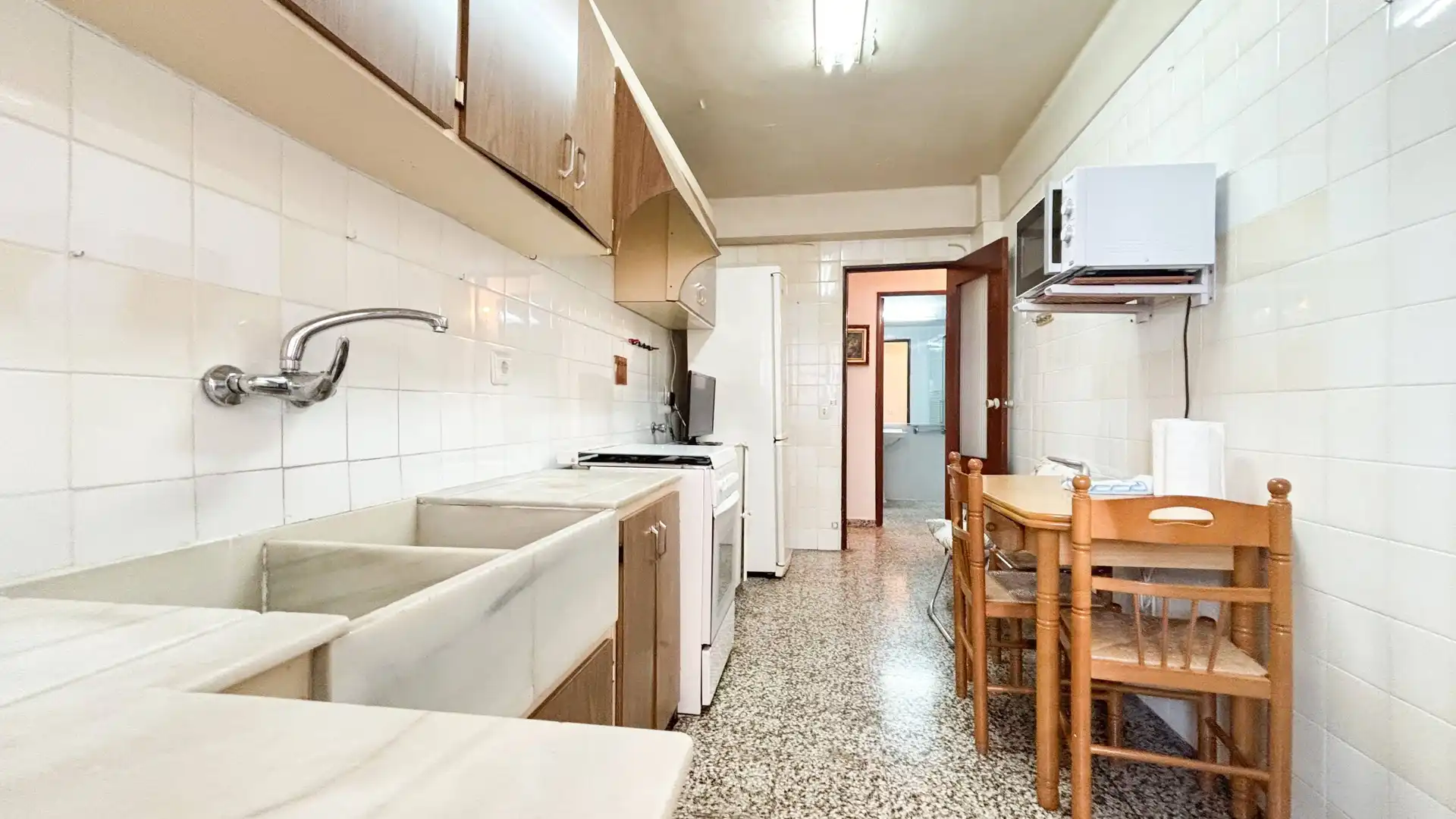 Küche von Wohnung zum Verkauf in Valencia mit Terrasse