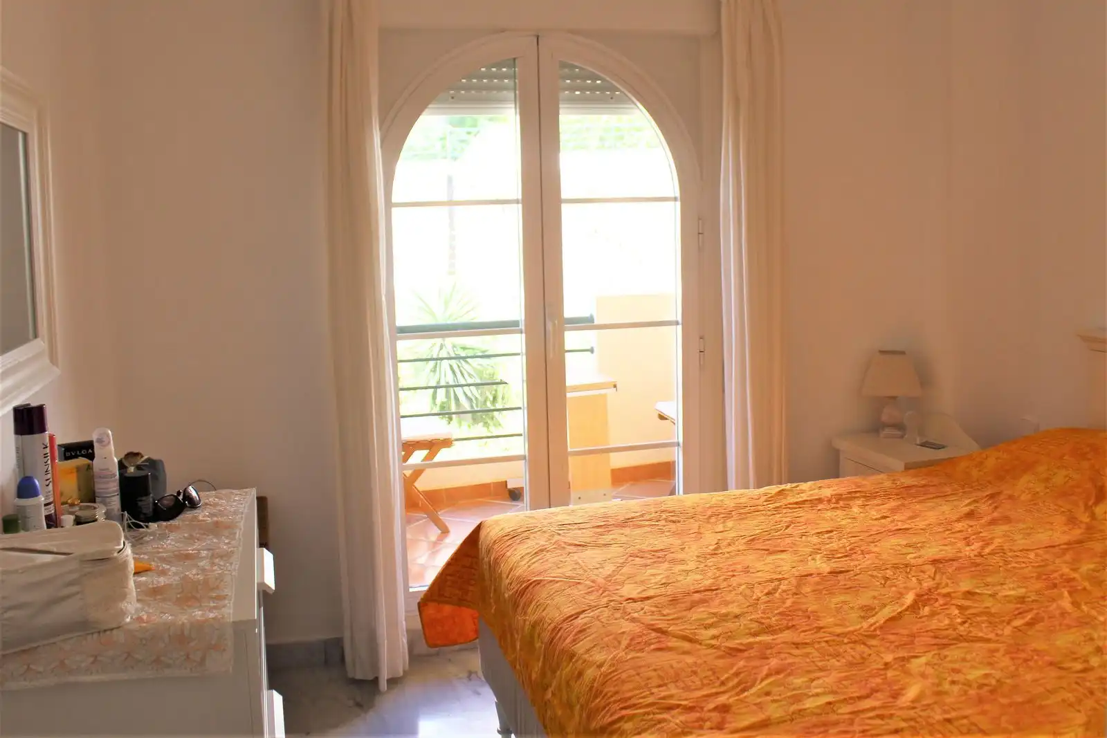 Bedroom of Flat for sale in Marbella  with Air Conditioner, Terrace and Storage room