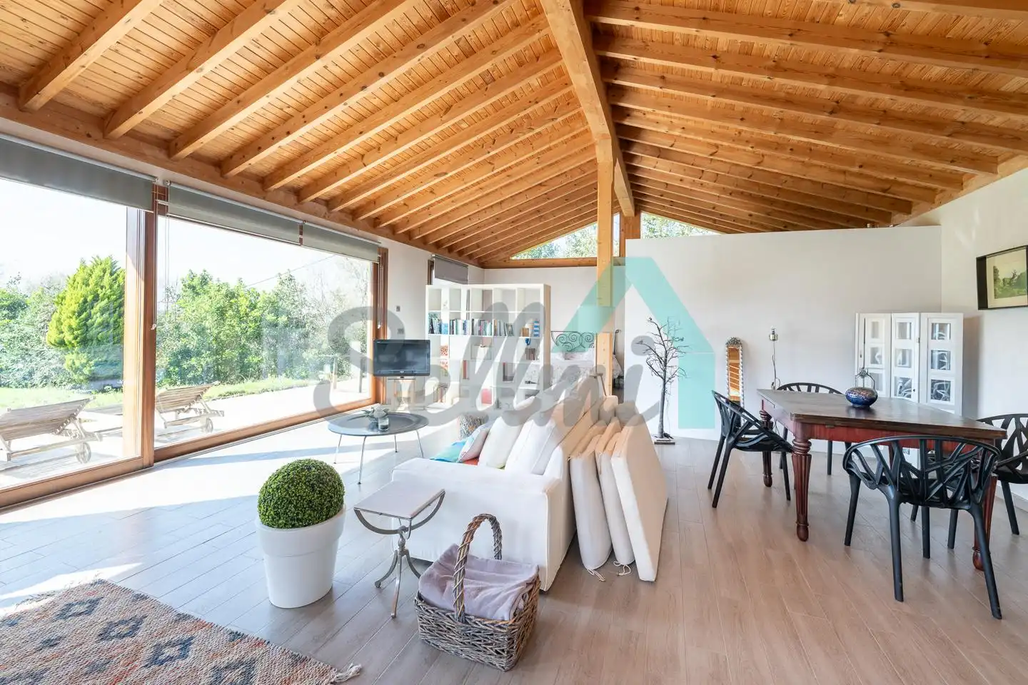 Sala de estar de Casa o chalet de alquiler en Villaviciosa con Calefacción, Jardín privado y Terraza