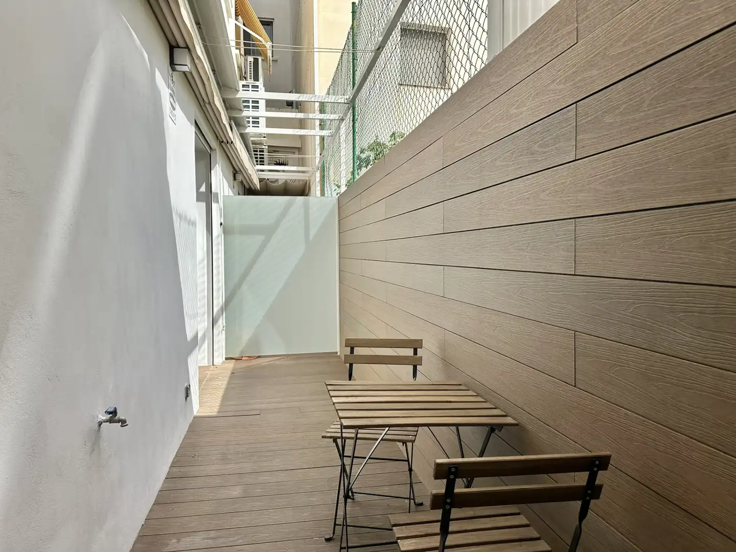 Terrace of Flat for sale in Vilanova i la Geltrú  with Air Conditioner, Heating and Private garden