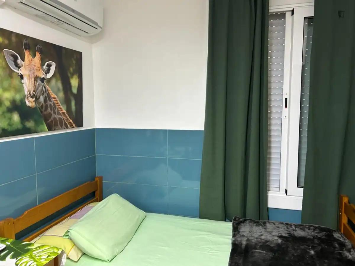 Bedroom of Study for rent in L'Hospitalet de Llobregat  with Air Conditioner, Heating and Furnished