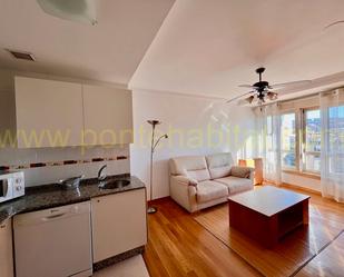 Living room of Flat to rent in Pontevedra Capital   with Heating, Storage room and Furnished