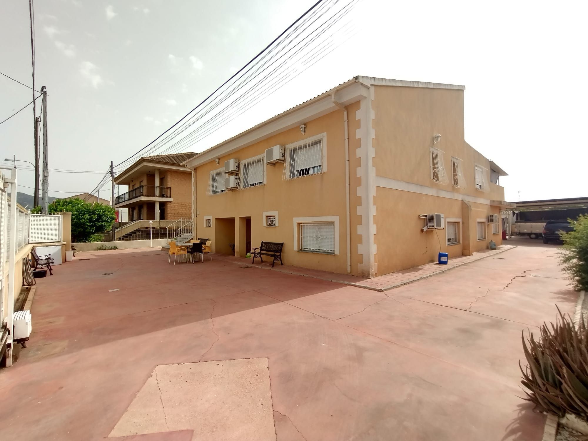 Vista exterior de Casa o xalet en venda en  Murcia Capital amb Aire condicionat, Jardí privat i Terrassa
